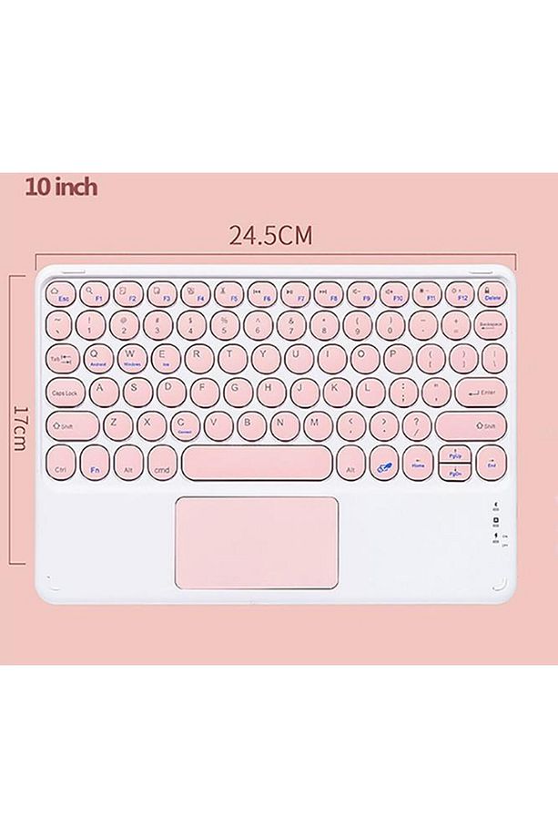 Kablosuz Touchpad Bluetooth Klavye - Ios Android Windows Uyumlu - Türkçe Dil - Şarjlı - Ult - 3