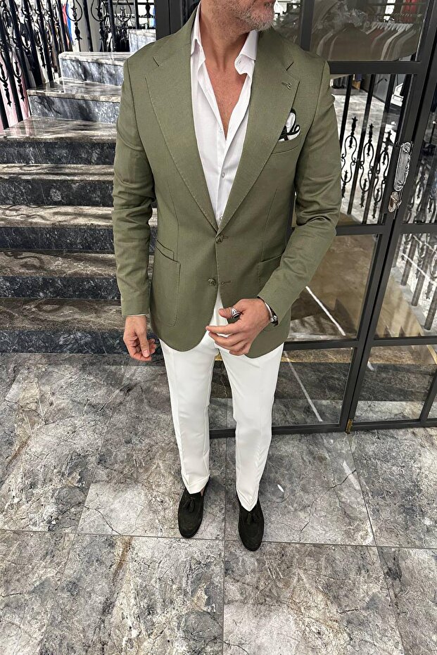 KETEN MONO YAKA CEKET - 1