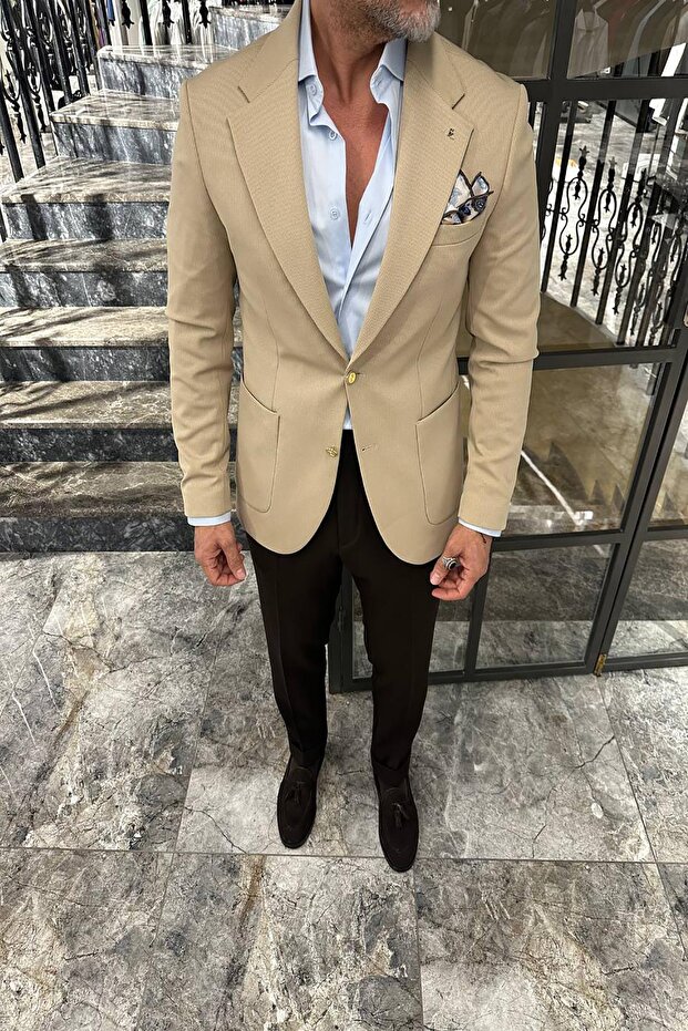 YARIM ASTAR ÖRME CEKET - 4