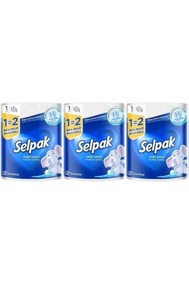 Kağıt Havlu (3 KATLI) Dev Rulo (3 LÜ SET) - 1