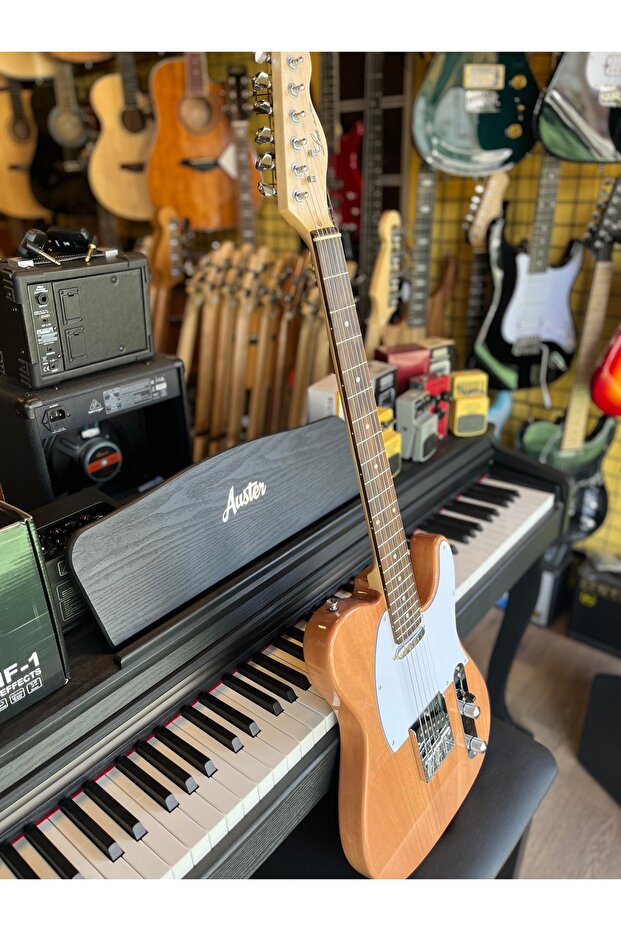 Telecaster Elektro Gitar Deluxe Sunburst - 2