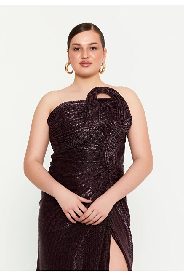 6035SIM SİMLİ ELBİSE - 6