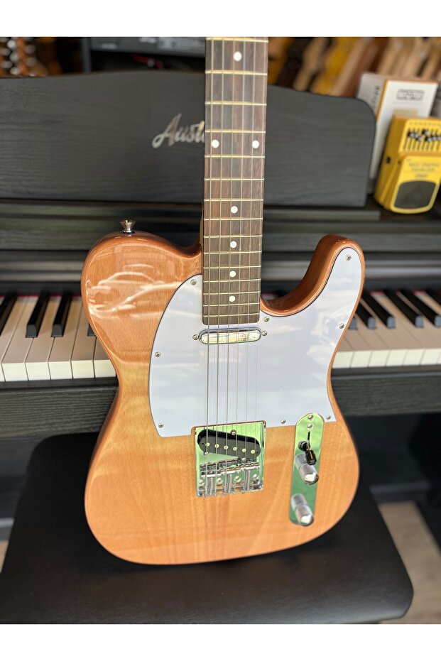 Telecaster Elektro Gitar Deluxe Sunburst - 3