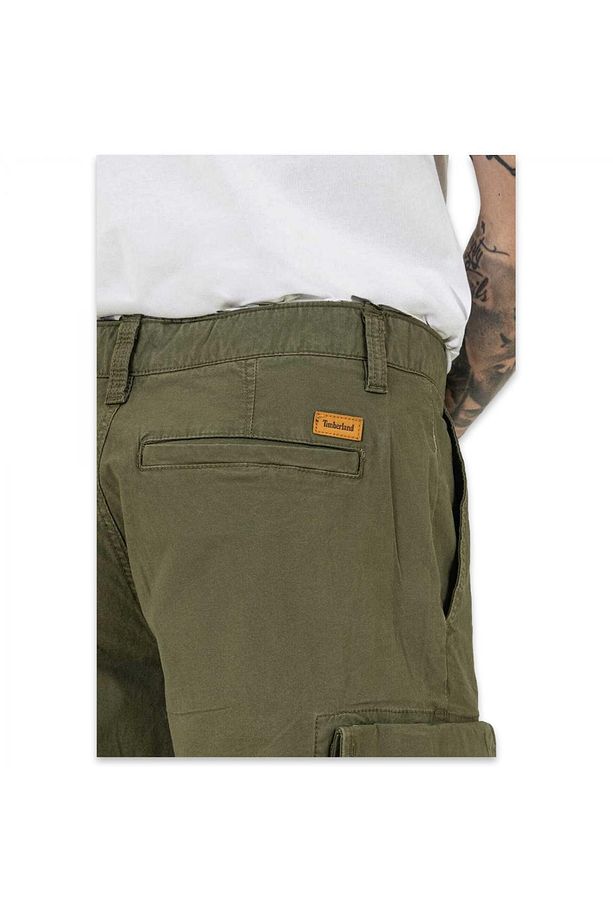 Tb0A5Tzq Brookline Poplin Cargo Haki Erkek Şort - 5