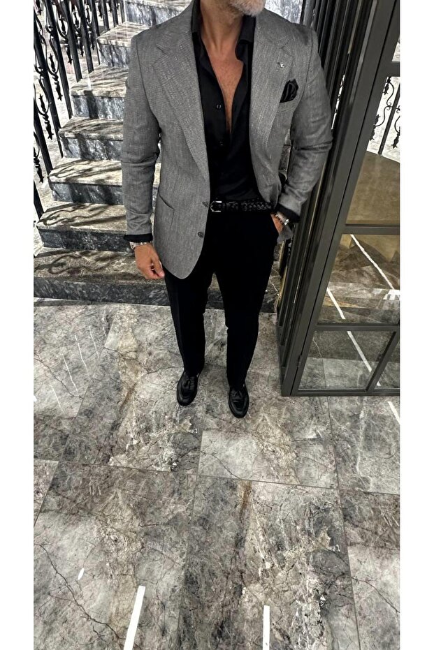 TORBA CEP MONO YAKA DİAGONAL PREMİUM CEKET - 1