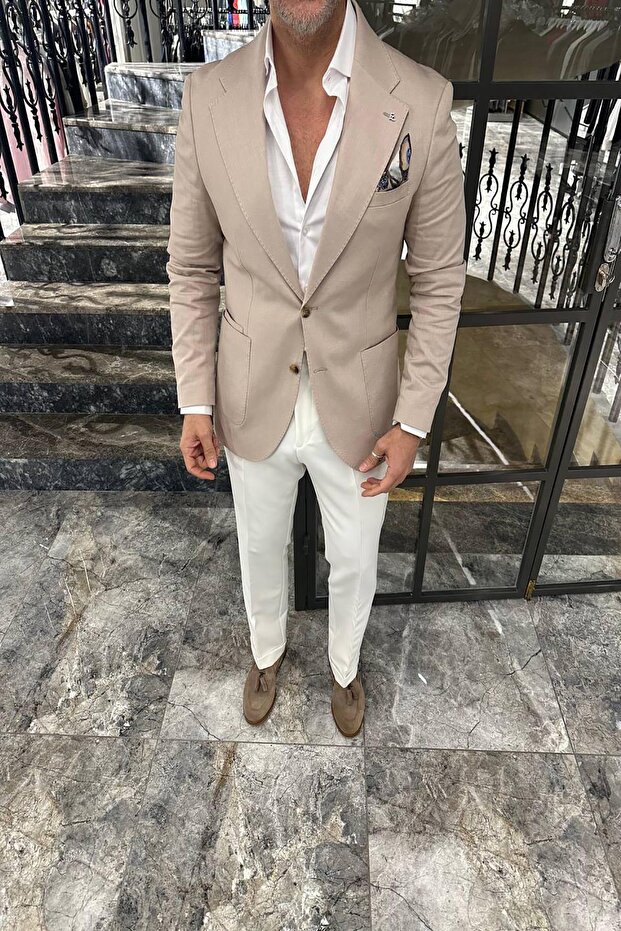 KETEN MONO YAKA CEKET - 1