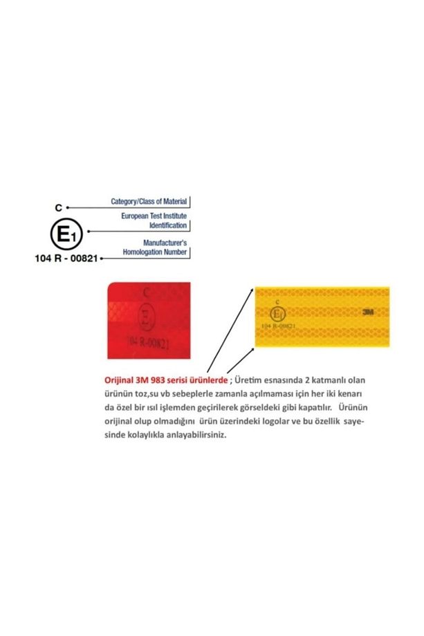 Dıamond Grade ™ 983 Reflektıf Şerıt 5 Metre Sarı - 2