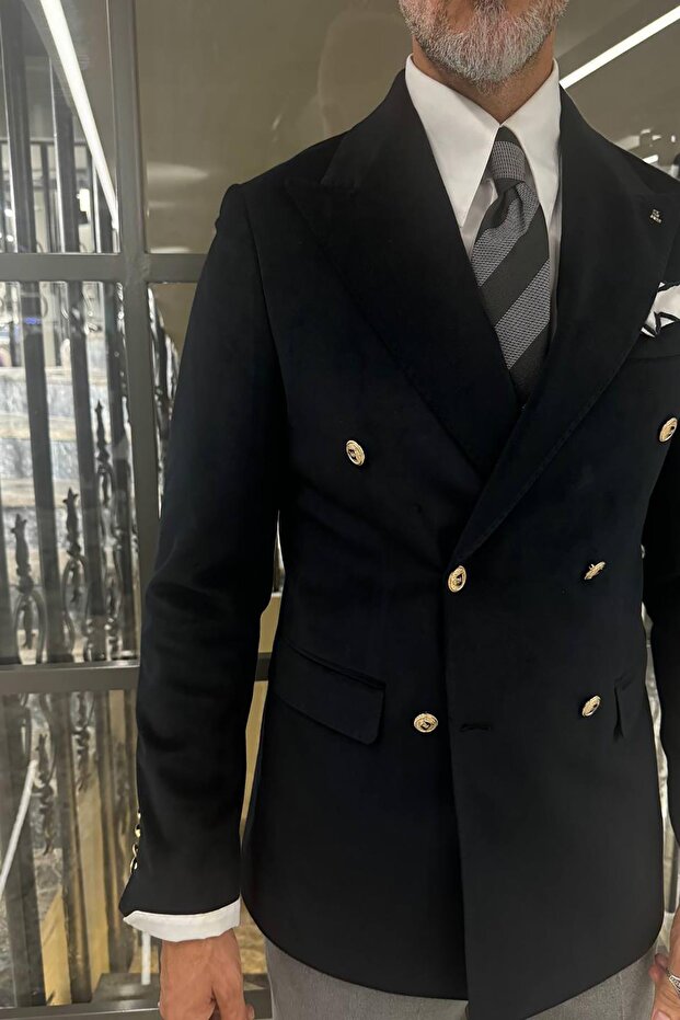 KRUVAZE KADIFE CEKET - 3