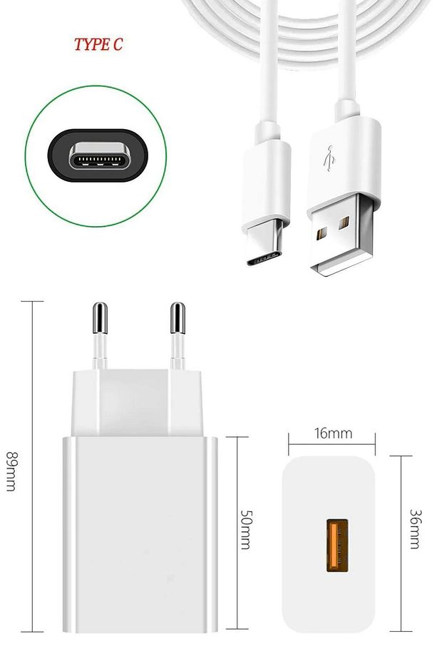 Type-c Şarj Adaptörü Iphone 15 16 Pro Max Type C Girişli Hızlı Şarz Aleti Oppo Huawei Uyumlu - 3