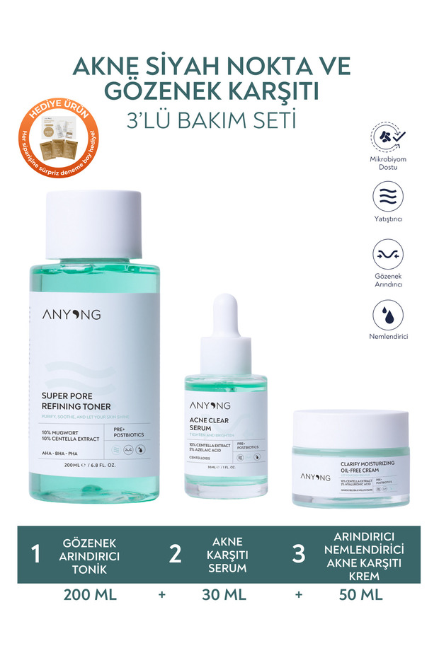 Akne Karşıtı Set