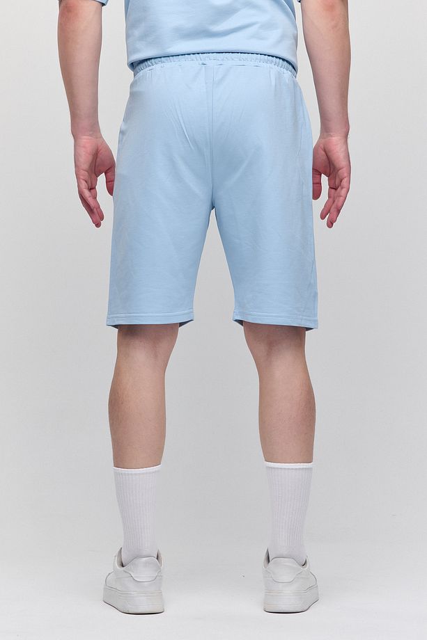 Erkek Comfort Fit Buz Mavi Şort & Bermuda - 6