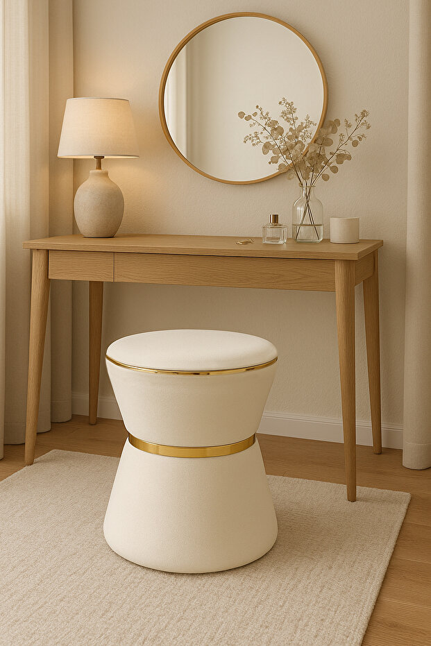 Fine Cream-gold Puf - 1