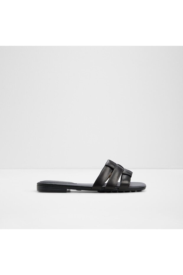 Black Flat Sandals For Women