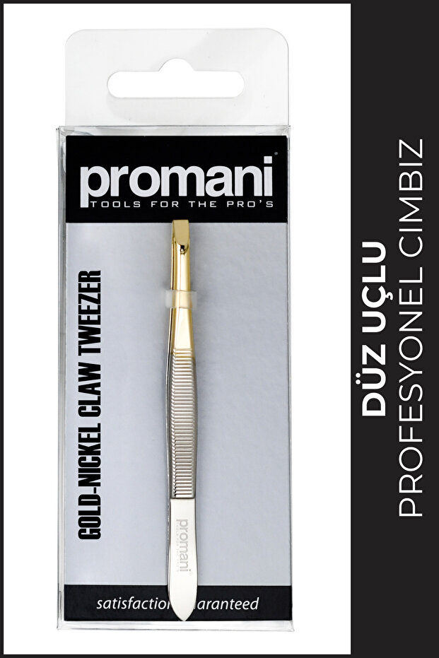 Yarı Altın Nikel Düz Uçlu Cımbız Pr-918 - 1