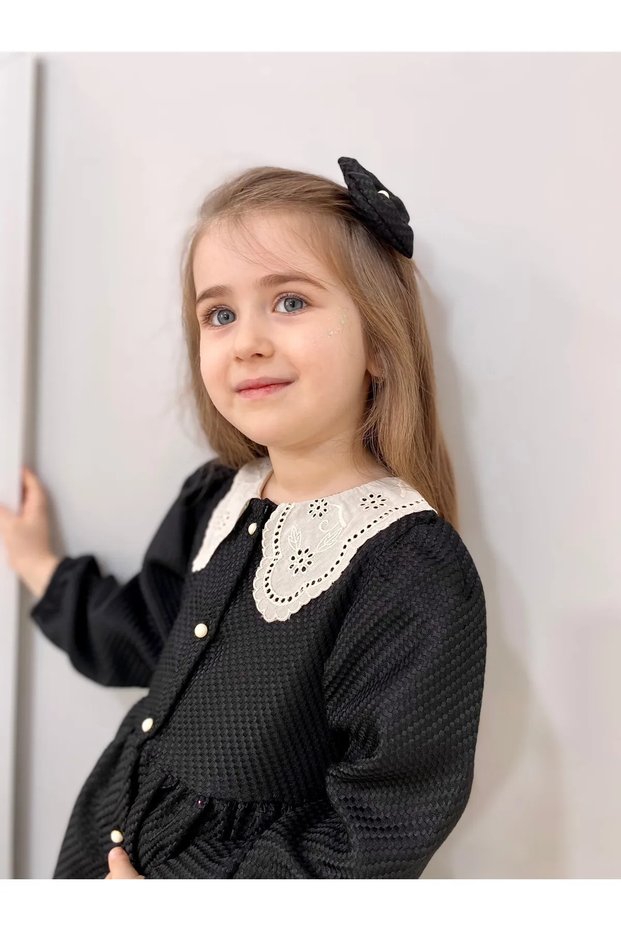 Wednesday Ready Collar Vintage Children's Dress