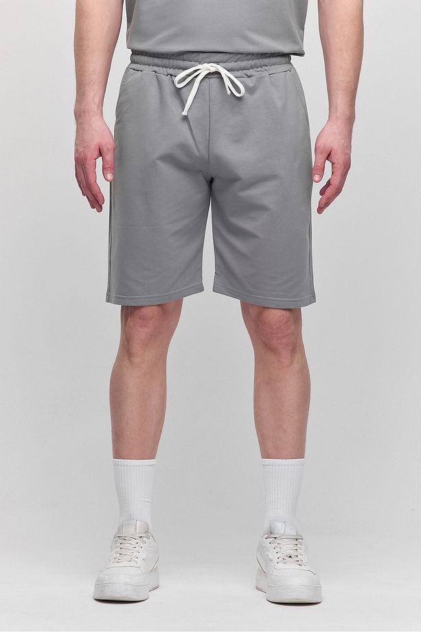 Erkek Comfort Fit Gri Şort & Bermuda - 3