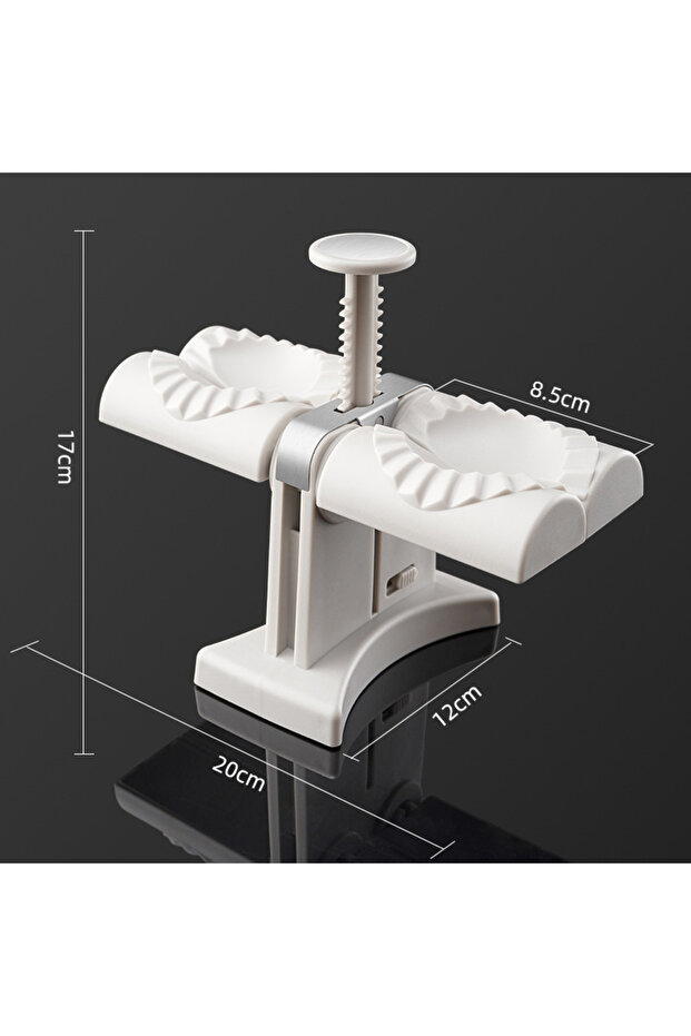صانعة الزلابية الأوتوماتيكية، قالب زلابية مزدوج الرأس، بسيط وسريع، صانعة فطائر مضغوطة يدويًا - 6