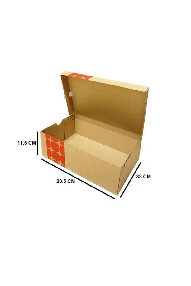 Kendinden Kapaklı Ayakkabı Ve E Ticaret Karton Kutusu 33 20,5 11,5 Cm 100 Adet - 1