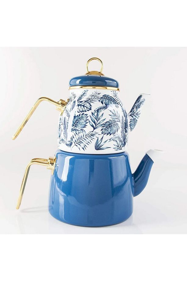 Retro Emaye Çaydanlık Takımı 3 Litre - 5
