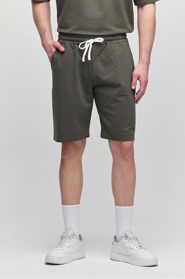 Erkek Comfort Fit Haki Şort & Bermuda - 5