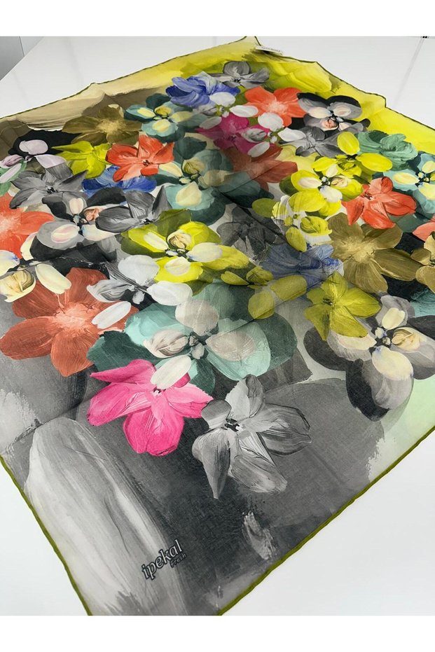 Fresh Soft Cotton Scarf - 05079 90 X 90 12 Green