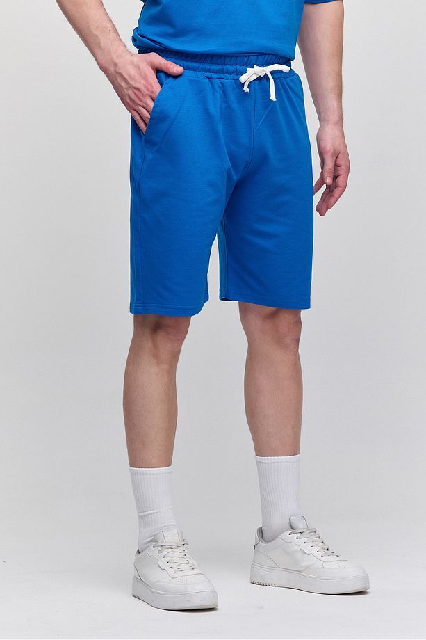 Erkek Comfort Fit Mavi Şort & Bermuda - 4