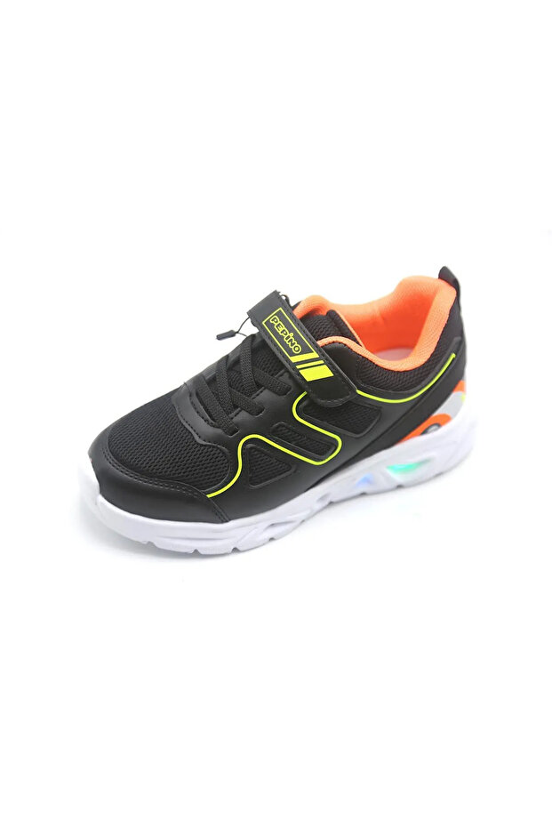 Sneakers 1623 Booties - Black Orange - 28