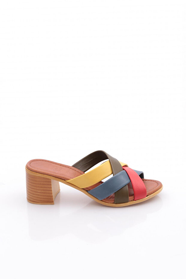 2054 Papuci de damă cu toc - 1