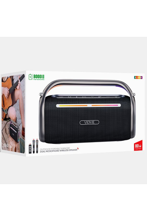 Xl-SP921 Bluetooth Hoparlör | 80W Güçlü Ses | 2 Mikrofonlu & Şarjlı Taşınabilir Ses Sistemi - 1