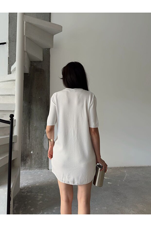 Cold Thread Soft Mini Dress - 4