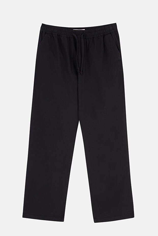 Basic Erkek Pantolon - Siyah - 1