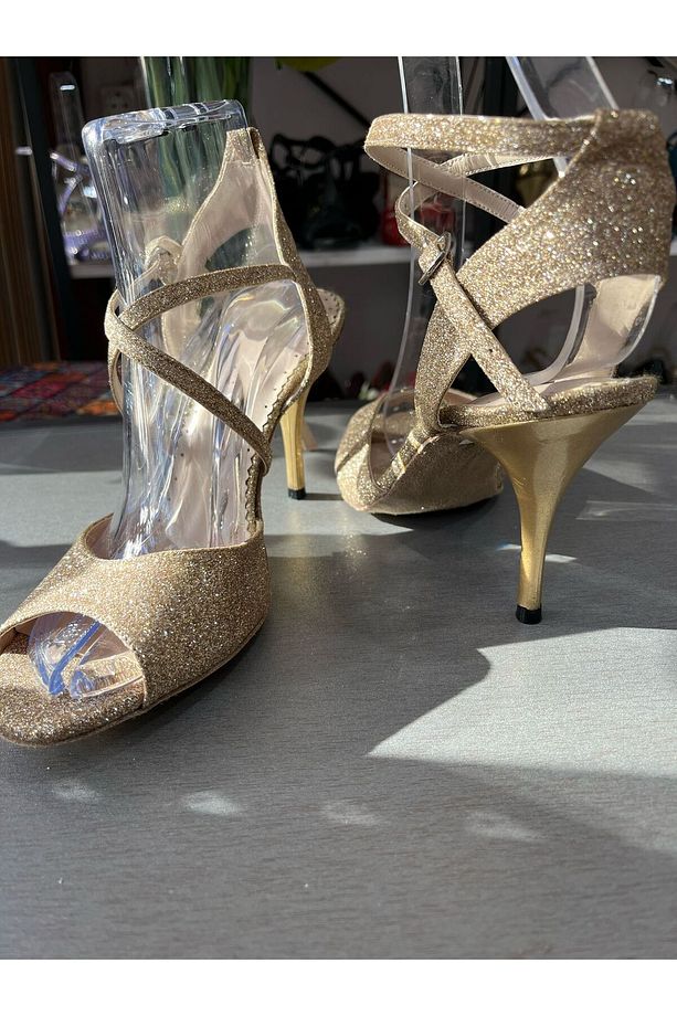 DORE SİM KEBELEK MODEL-TÜM ZAMANLARIN RENGİ TANGO-DANS VE SALON AYAKKABISI 8,5 CM(13 PONT)TOPUK BOYU - 6