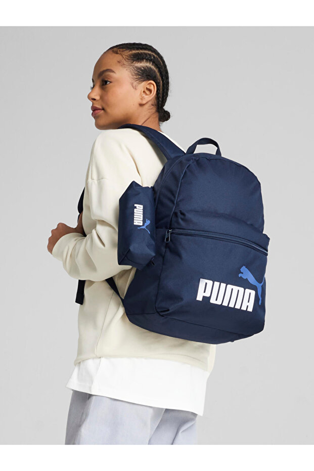 حقيبة ظهر كاجوال مطبوعة بشعار - 1