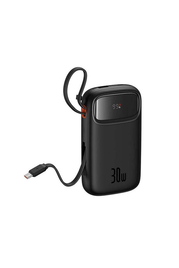 QPow 2 Dijital Ekranlı Hızlı Şarj Powerbank 20.000 mAh ( 30w - 4 Çıkış ) - Siyah - 2