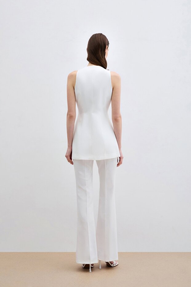 سترة بأزرار ذهبية اللون إكرو - 6