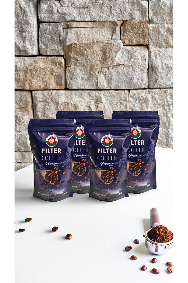 Ground Medium Roasted Filter Coffee 4X250 Gr (Medium Roast)