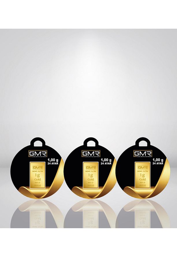 1 gr 24 Ayar gram Altın X 3 Adet - 1