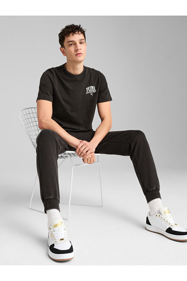 Essential Logo Print Round Neck T-Shirt - 2