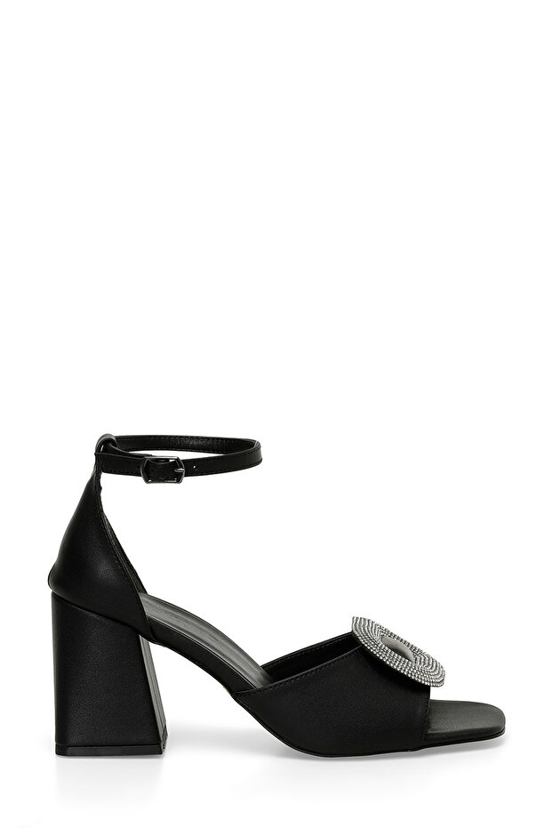 GEMMA 4FX Black Women's Heeled Sandals