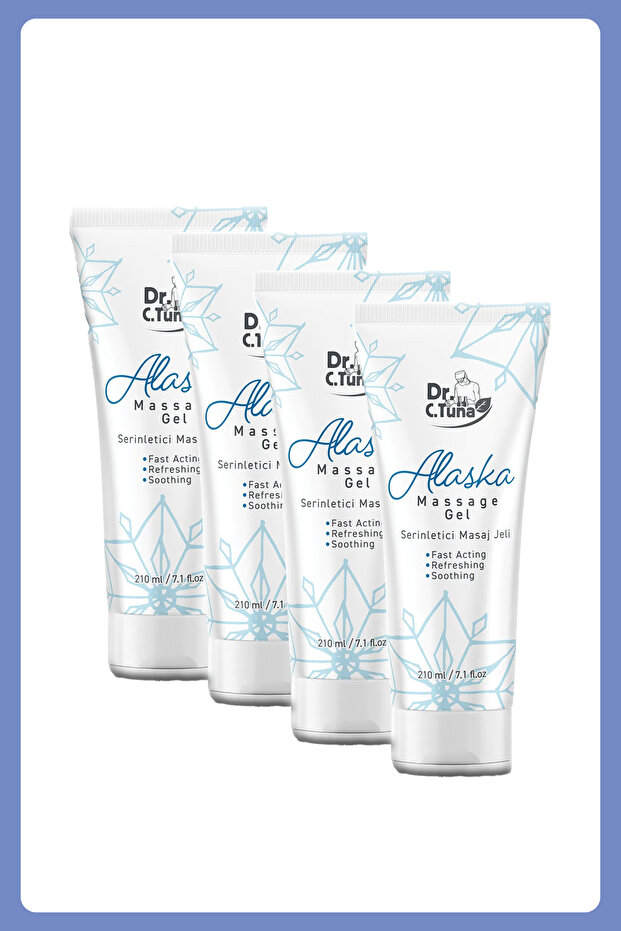 4-Pack Alaska Massage Gel Body Cream