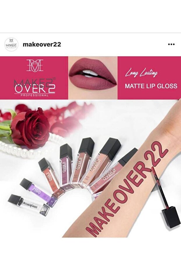 Makeover 22 Matte Liquid Lipstick - NM019 - 2