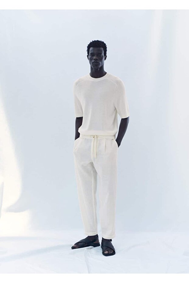 Kalıplı triko tişört - 5