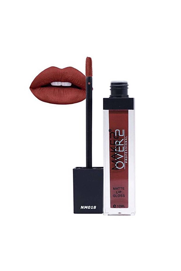 احمر شفاه سائل مطفي من ميك اوفر22 - NM018 - 1