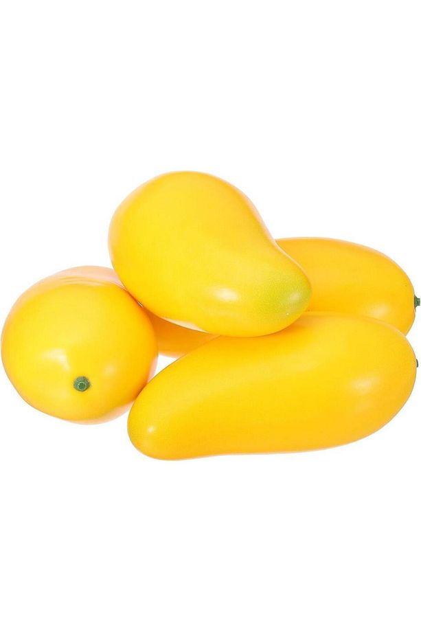 Yapay Meyve Sarı Mango Fruit Tropik Meyve 12*7cm 1adet - 2