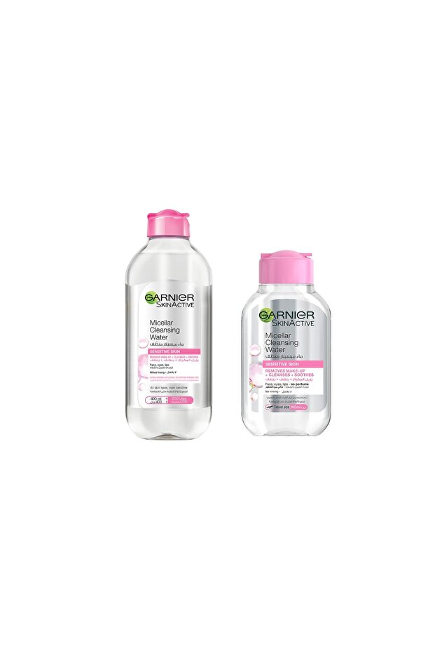 S.ACT MICELLAR CLEANSING WATER 400 ML + GARNIER S.ACT MICELLAR CLEANSING WATER TP 100 ML