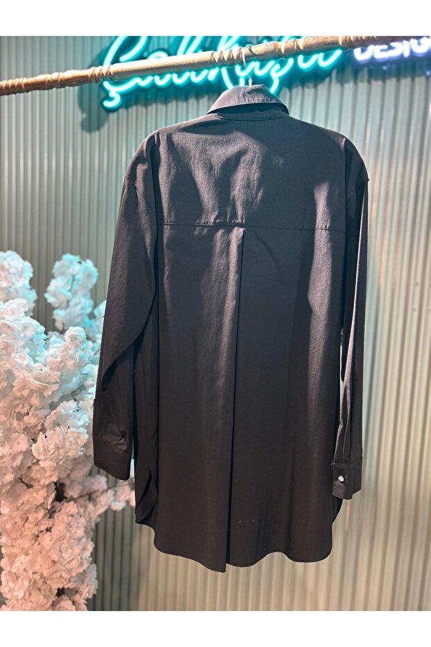 TAŞ DETAYLI KRAVATLI GÖMLEK - 2