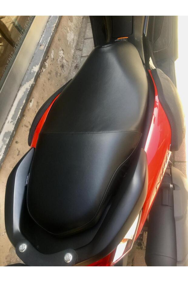 غطاء مقعد مطاطي أسود مسطح N Max125-155 من طراز Mediterranean Saddle