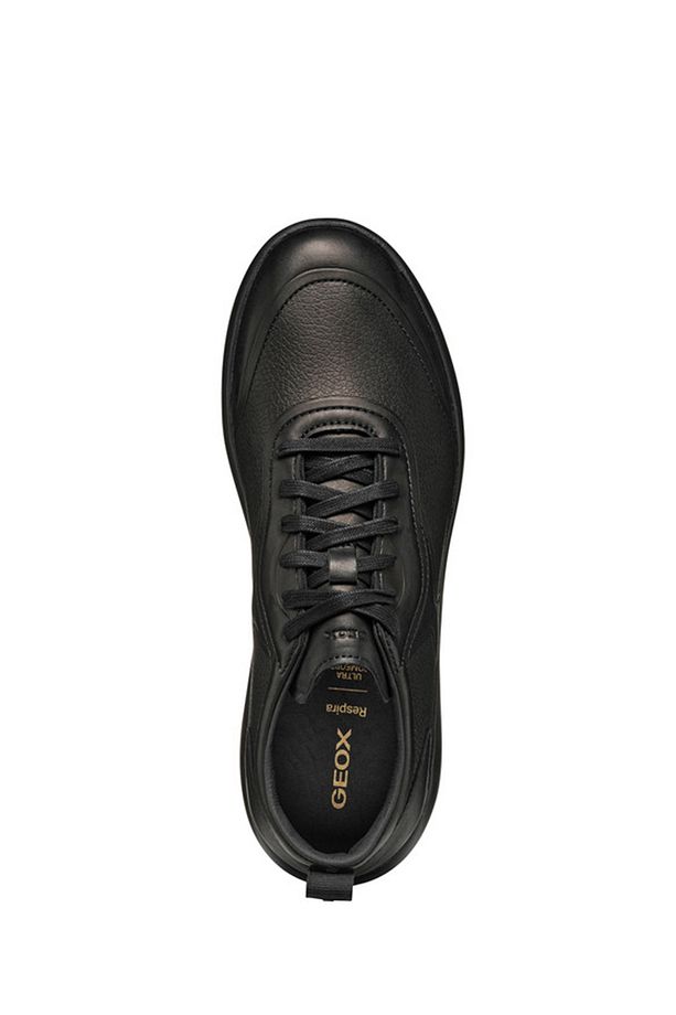 Erkek Siyah U Xtors B - Print.Lea + Smo.Lea Bağcıklı Deri Sneaker U45LFB04743C9999 - 5