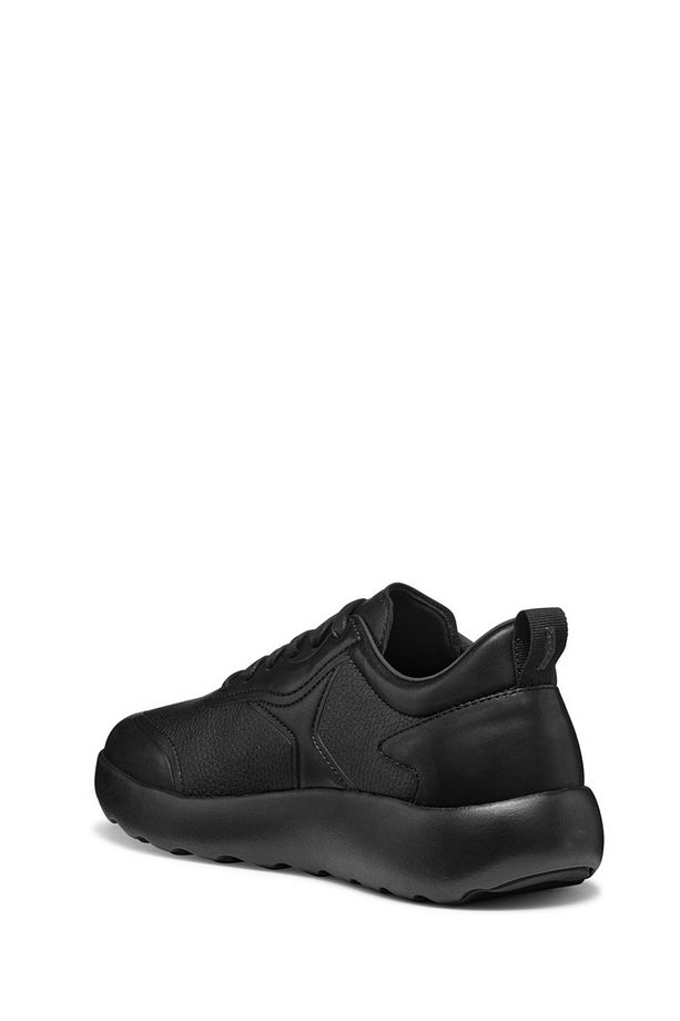 Erkek Siyah U Xtors B - Print.Lea + Smo.Lea Bağcıklı Deri Sneaker U45LFB04743C9999 - 2