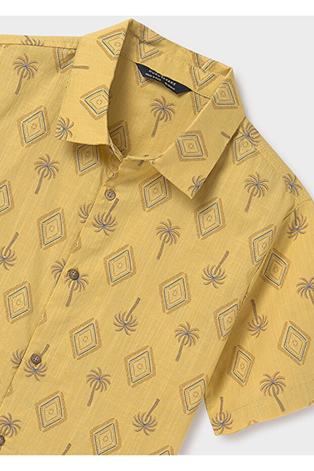 قميص الصبي منقوشة - 4